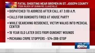 19-year-old killed in shooting at house party near Bremen