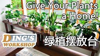 Customized DIY Plant Bench | 室内绿植台 给植物做个家! | Unique Home Decor | 我做的绿植摆放台