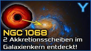 Warum wachsen supermassereiche Schwarze Löcher so schnell? 2 Akkretionsscheiben in NGC 1068 entdeck!