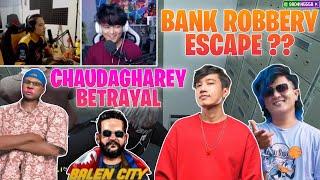 MR HYOZU FIRST ROBBERY ESCAPE WITH MR JUNIOR  CHAUDAGHAREY BETRAYAL  GTA V BALEN CITY HIGHLIGHTS 