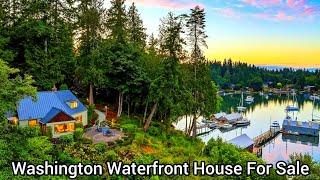 Washington Waterfront House For Sale | Deep Water Dock | Port Madison Bay Property For Sale