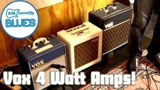 Vox 4 Watt Valve/Tube Amplifier Shootout (AC4C1-12 AC4TV AC4C1)