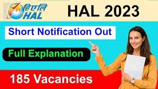 HAL Recruitment 2023 | Notification Out | Full Detail Explained | MDE