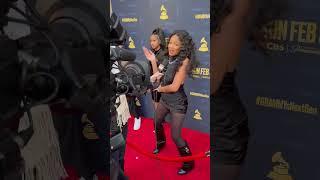 Brooklyn Queen on RED CARPET rapping LATTO 