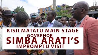 WATCH AND SEE What happened when Governor Arati Made an Imprompu Visit to the Matatu Main Stage