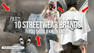 TOP 10 STREETWEAR BRANDS YOU SHOULD KNOW ABOUT | FALL 2024