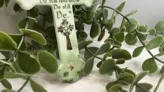 Irish Saint Patrick Ceramic Cross