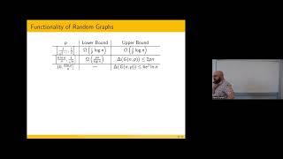 Pavel Dvořák: Almost Complete Characterization of Functionality of Random Graphs