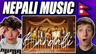 Americans First Time Hearing Nepali Music! | Sushant KC - Bardali ft. Indrakala Rai REACTIONM!!