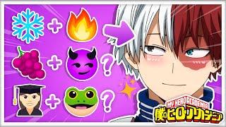 My Hero Academia EMOJI QUIZ  Guess the character | Boku no hero academia/My hero academia Quiz!