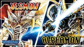 Digimon Card Game : Jesmon (Red) VS Alphamon (Black)