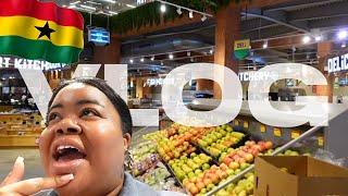 GHANA VLOG! | GROCERY SHOPPING in Accra + Deddy Ain't the ONLY Chef! + Accra Restaurant Scene & MORE