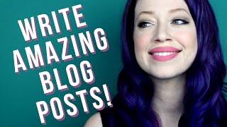 HOW TO WRITE AMAZING / VIRAL BLOG POSTS (My SPACE Method!)