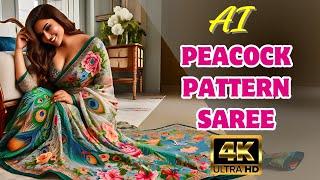 [4K ai lookbook] Silk Saree Draping | Varalakshmi Fashions | Indian Saree | AI Divas