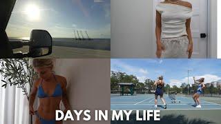 VLOG: nutrition cert, pickleball with my girlfriends, birthday gifts + beach sunset