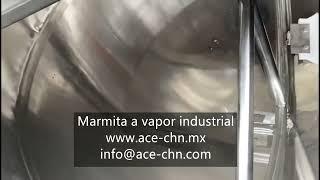 Marmita a vapor industrial