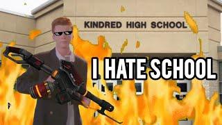 Rick Astley Burns The School Down