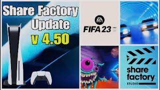 Share Factory Studio Update v4.50 - Basic Summary