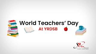 World Teachers' Day at YRDSB