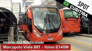 Bi-articulated buses Curitiba Marcopolo Viale BRT - Volvo B340M