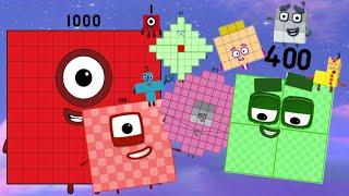 ADDITION | NUMBERBLOCKS ADDING SMALL AND BIG NUMBERS | LEARN TO COUNT | hello george