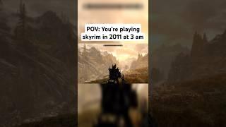 sound on for the chills #gaming #bethesda #skyrim #games #gamer #gameplay #pc #shorts #fyp #memes