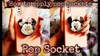 Pop Socket ----How To Apply Pop sockets on mobile phone ---Neha Amjad