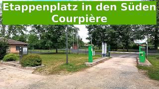 Stellplatz Courpière im Département du Puy-de-Dôme Etappenplatz in den Süden