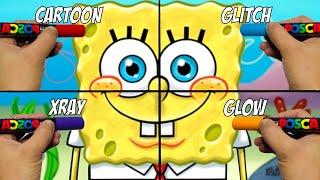 Drawing Spongebob BUT In 4 Different Styles!