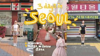 3 DAYS in SEOUL | everything you need to know & see, itinerary | VLOG