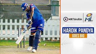 Hardik Pandya hits it big in the nets | हार्दिक की बल्लेबाजी | IPL 2021