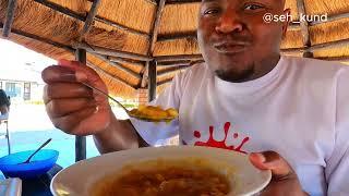 Trying Extreme Traditional Food Deep In African Vic Falls Village