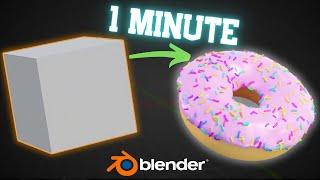 Create a Donut in Blender in 1 Minute!