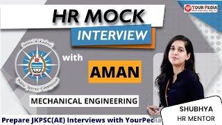 HR Mock interview for JKPSC(AE) Interview | ME | Prepare interviews Preparation with YourPedia