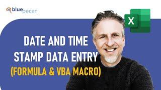 Excel Automatically Date and Time Stamp When Data is Entered but Don't Change When Data is Modified