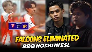 WTF!?  FALCON ESPORTS ELIMINATED RRQ HOSHI in ESL SNAPDRAGON . . .