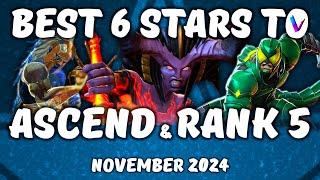 The Best 6 Star Champions to Rank & Ascend - November 2024 - Vega's Tier List  - MCoC