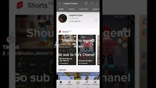 Shoutout to legend ayan, go sub to: legend ayan