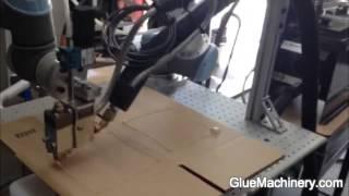 Automatic Hot Melt and Cold Glue Assembly Station | Gluebotic | Glue Machinery Corporation