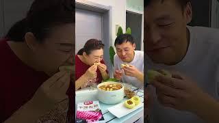 Funny Husband and Wife Yummy Food Eating Challenge 