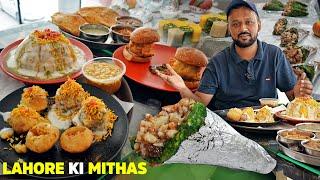 Street Food with Hygiene | Gujrati Poori, Vada Pav, Pista Paan | Lahore ki Mithas |  Premium Sweets