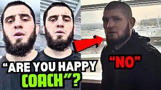 Khabib Nurmagomedov Is Not Happy With Islam Makhachev Taking Rest During Training (FULL VIDEO)