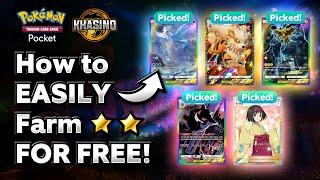 How To EASILY Farm 2 Cards FOR FREE! - Pokémon TCG Pocket - PTCGP