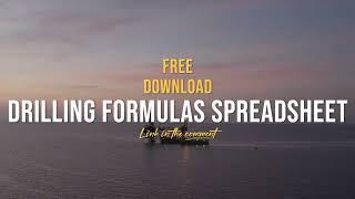 Drilling Formulas Spread Sheet V1.7 - Free Download