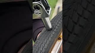 Clever! Life Hack with Bike Tire and Rivet #bike
