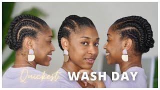 The Quickest Wash Day Style for Natural Hair!