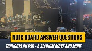 Newcastle United Board Meet the Fans - Answers on PSR, St James Park Move and more...