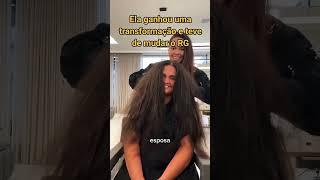 Sempre foi linda! Ela merece essa transformação maravilhosa  #hairstyle #transformação #cabelo