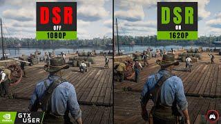 Red Dead Redemption 2  How to Improve More IMAGE QUALITY using DSR Factors