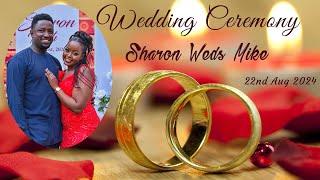 SHARON WEDS MIKE